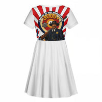 Bass Reeves Kid Short Sleeve Dress Vintage African American Black Cowboy Western History