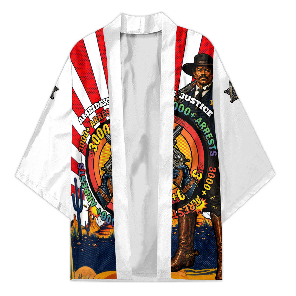 Bass Reeves Kimono Vintage African American Black Cowboy Western History