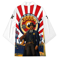 Bass Reeves Kimono Vintage African American Black Cowboy Western History