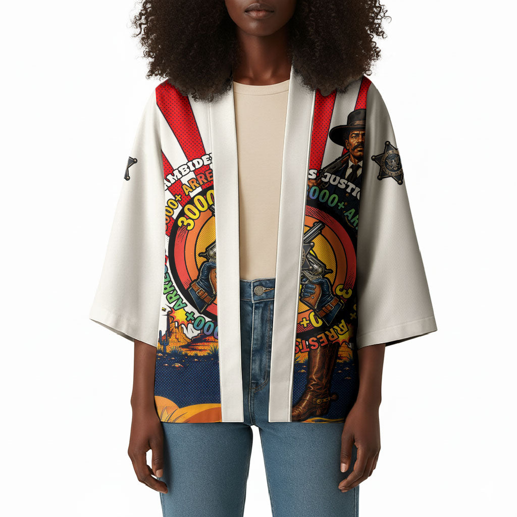 Bass Reeves Kimono Vintage African American Black Cowboy Western History