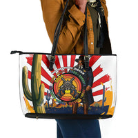 Bass Reeves Leather Tote Bag Vintage African American Black Cowboy Western History