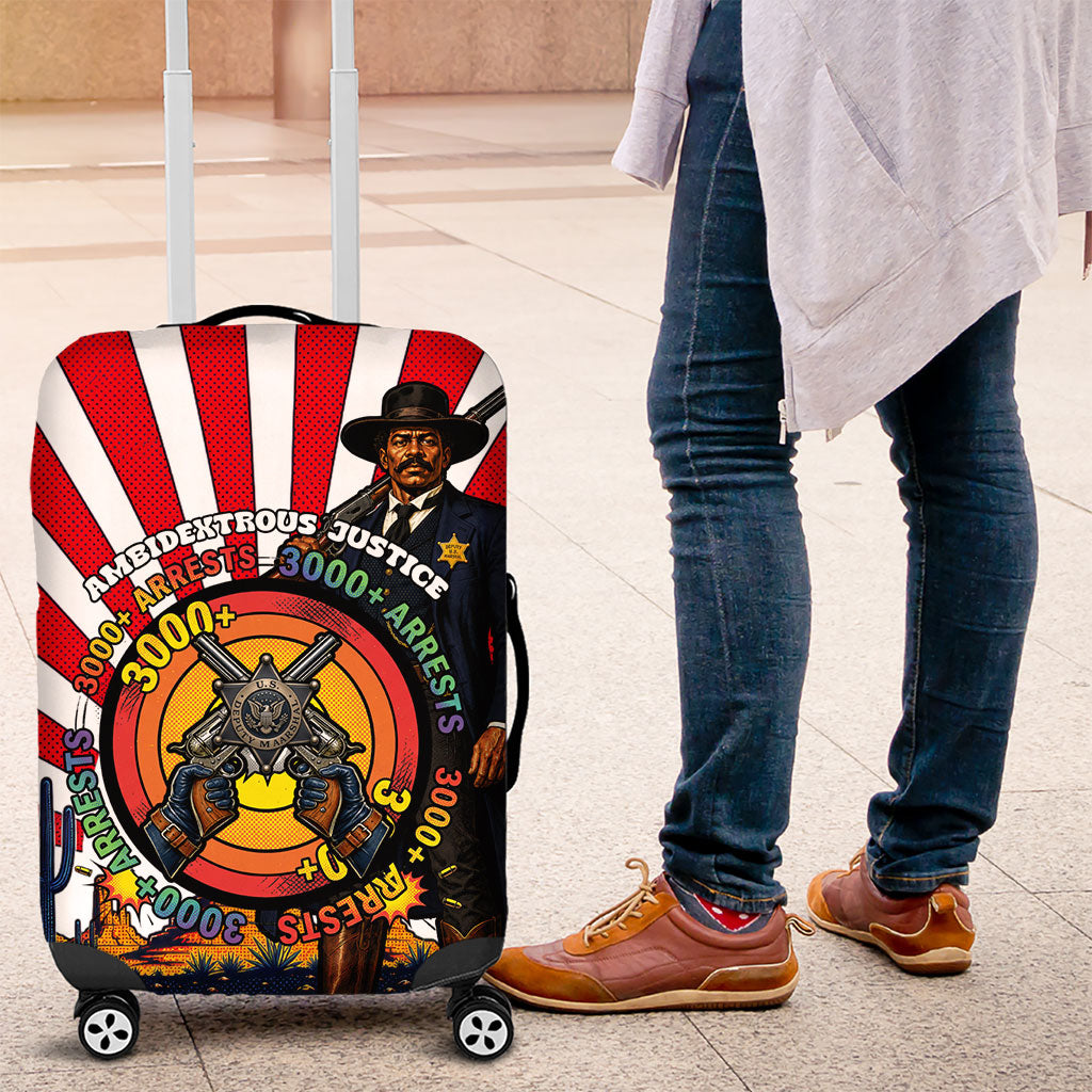 Bass Reeves Luggage Cover Vintage African American Black Cowboy Western History