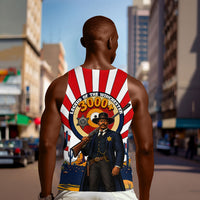 Bass Reeves Men Tank Top Vintage African American Black Cowboy Western History