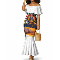 Bass Reeves Mermaid Dress Vintage African American Black Cowboy Western History