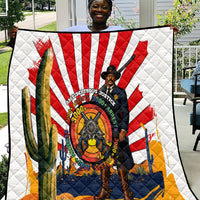 Bass Reeves Quilt Vintage African American Black Cowboy Western History