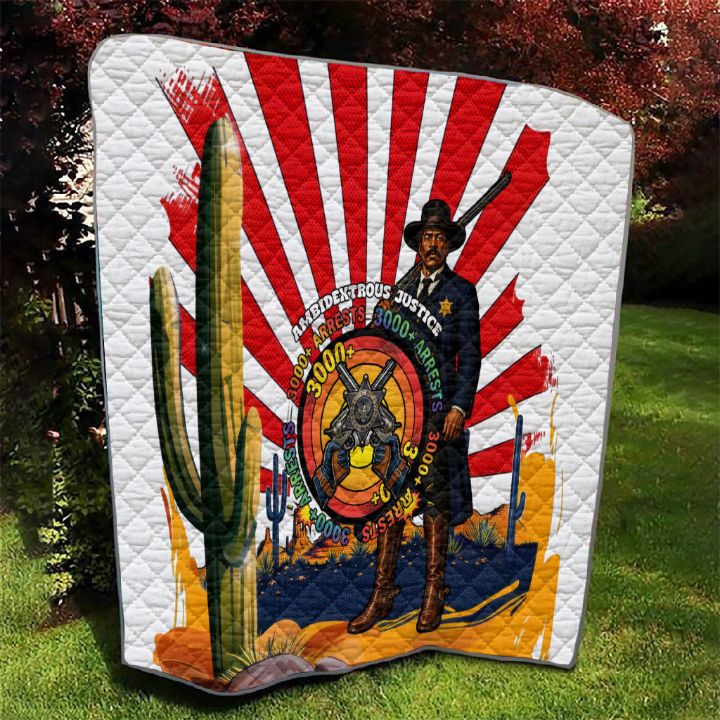 Bass Reeves Quilt Vintage African American Black Cowboy Western History