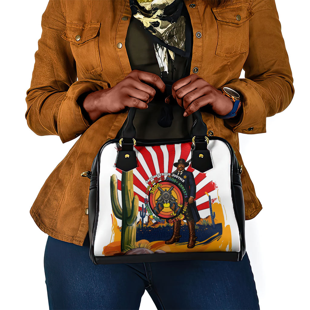 Bass Reeves Shoulder Handbag Vintage African American Black Cowboy Western History