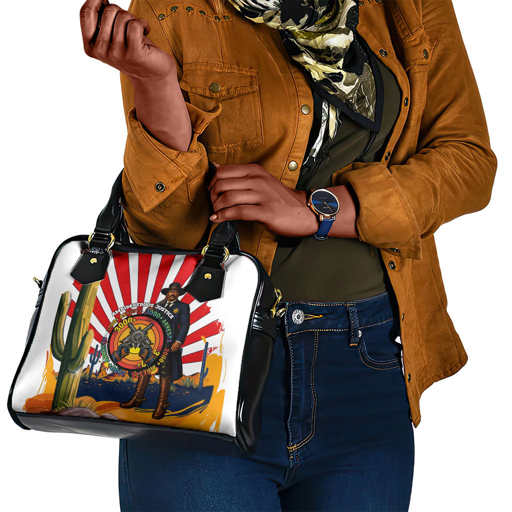 Bass Reeves Shoulder Handbag Vintage African American Black Cowboy Western History