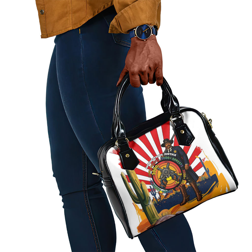 Bass Reeves Shoulder Handbag Vintage African American Black Cowboy Western History