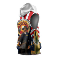 Bass Reeves Sleeveless Hoodie Vintage African American Black Cowboy Western History
