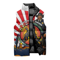 Bass Reeves Sleeveless Puffer Jacket Vintage African American Black Cowboy Western History