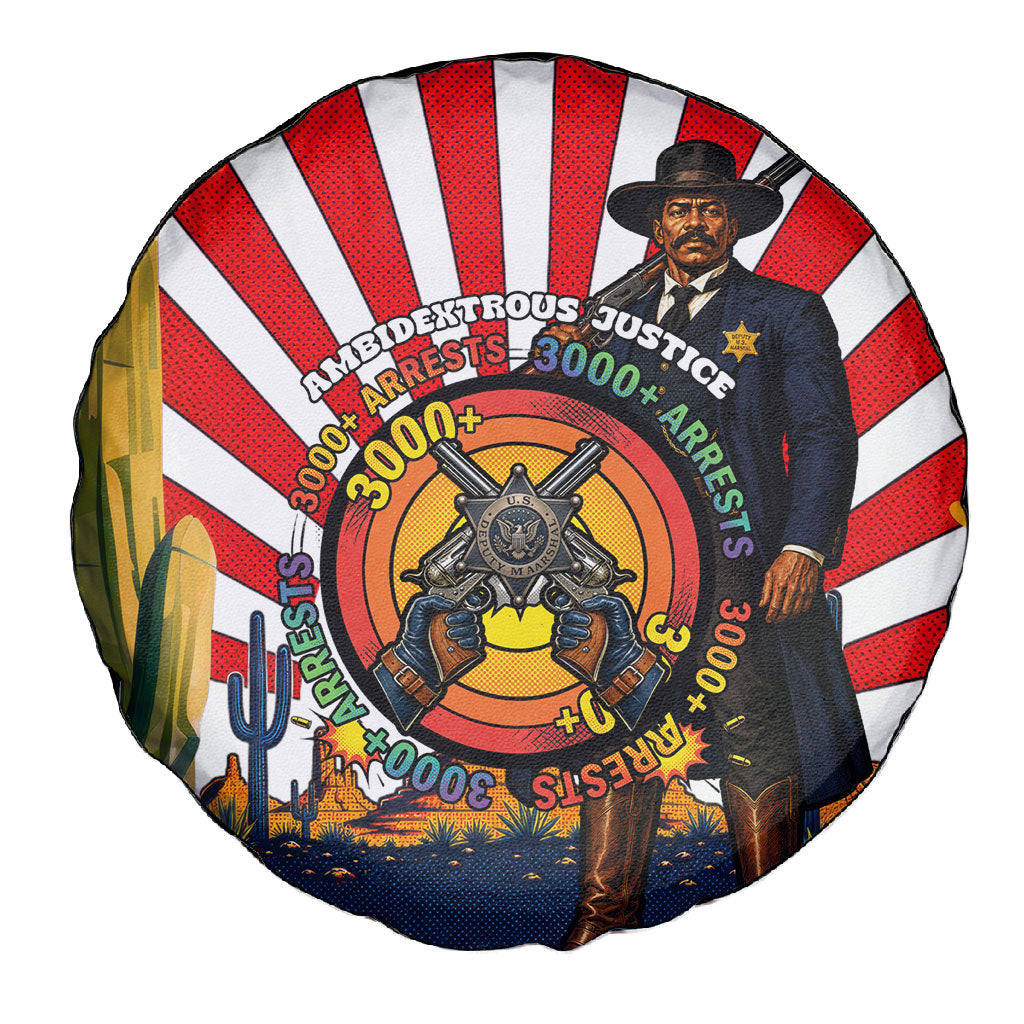 Bass Reeves Spare Tire Cover Vintage African American Black Cowboy Western History