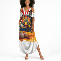 Bass Reeves Summer Maxi Dress Vintage African American Black Cowboy Western History