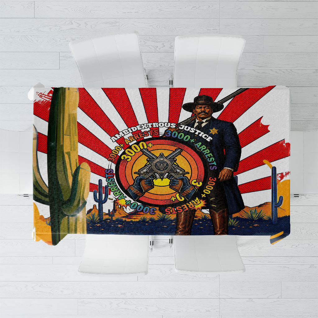 Bass Reeves Tablecloth Vintage African American Black Cowboy Western History