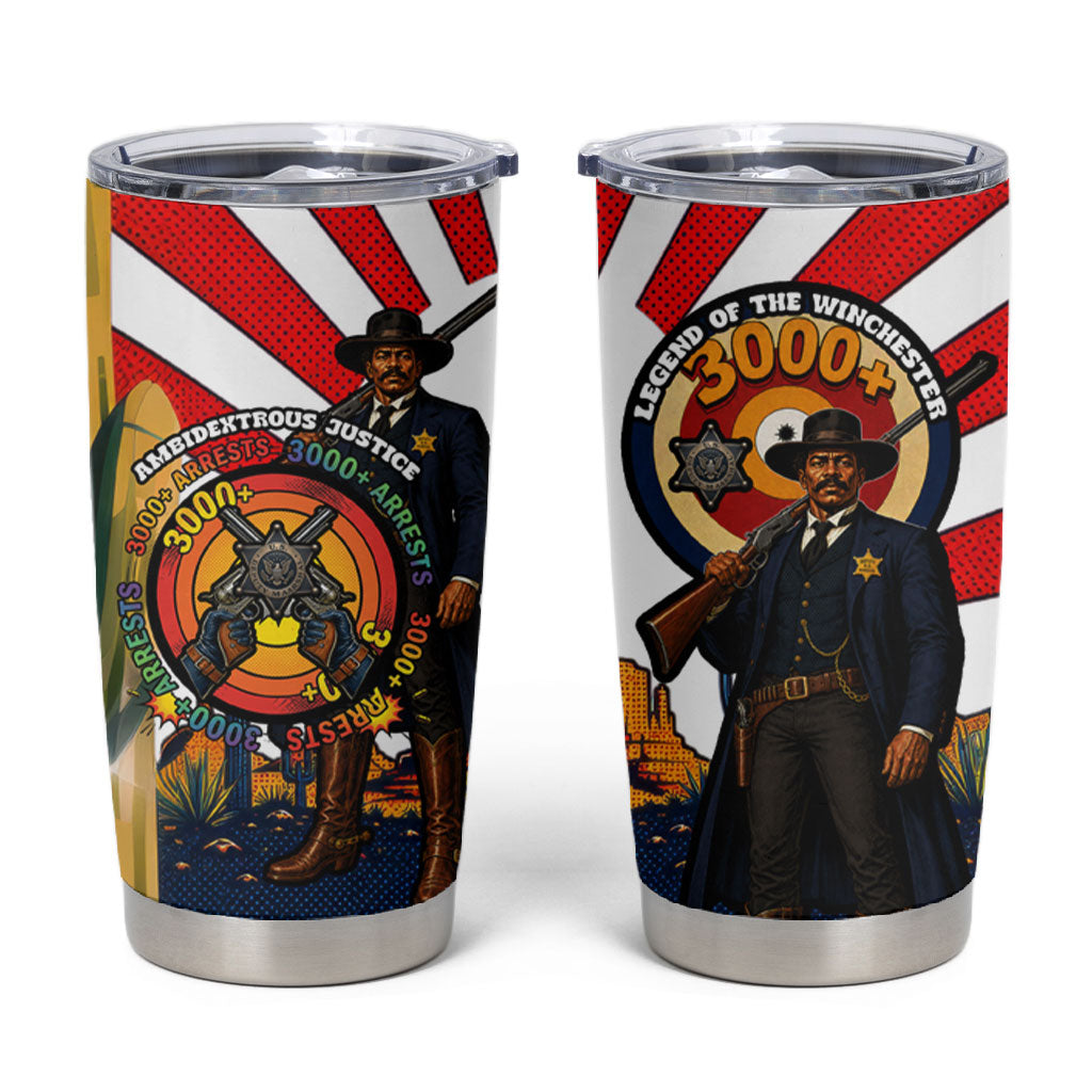 Bass Reeves Tumbler Cup Vintage African American Black Cowboy Western History