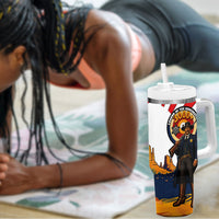 Bass Reeves Tumbler With Handle Vintage African American Black Cowboy Western History