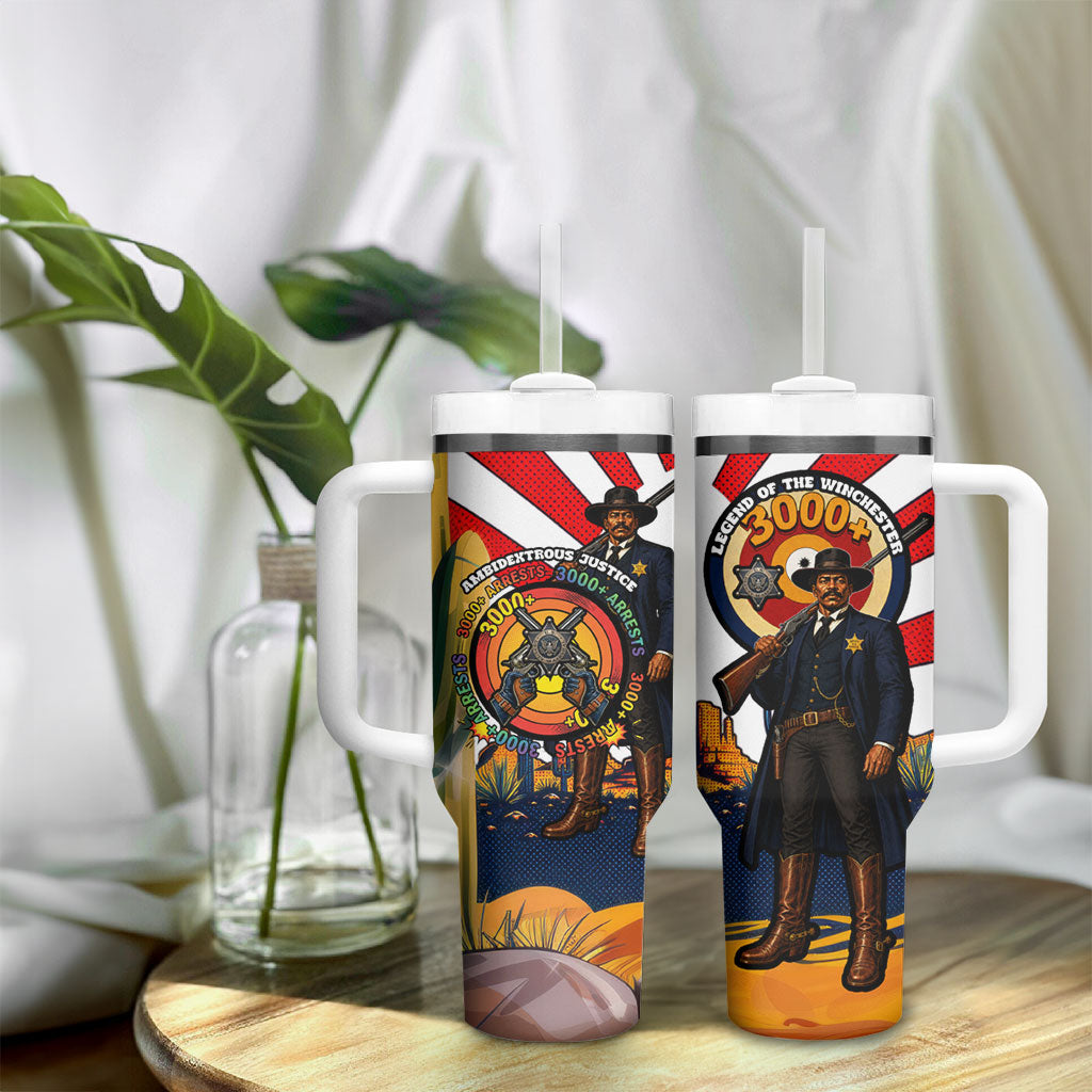Bass Reeves Tumbler With Handle Vintage African American Black Cowboy Western History