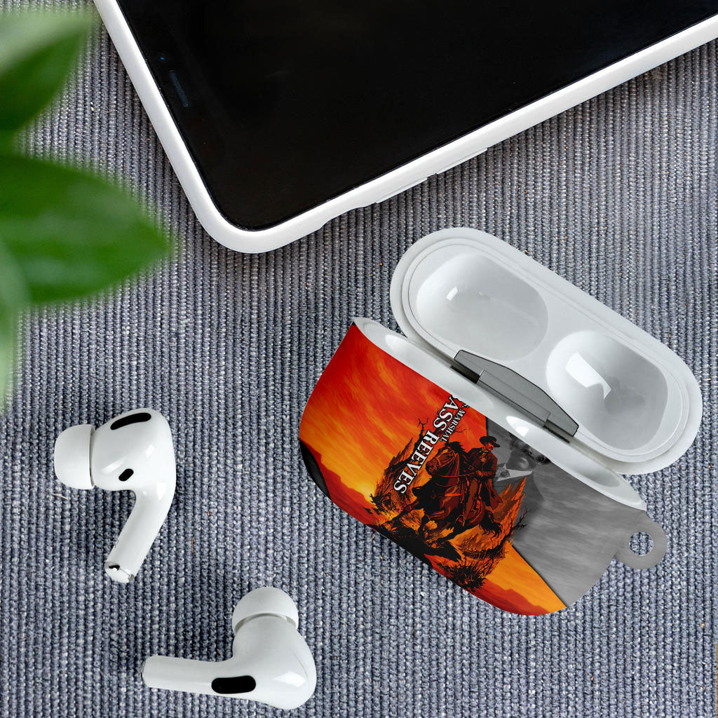 Bass Reeves AirPods Case Vintage Black Cowboy Old West Lawman