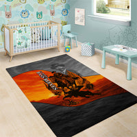 Bass Reeves Area Rug Vintage Black Cowboy Old West Lawman