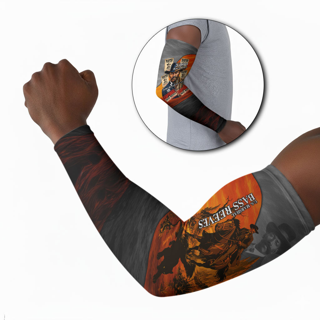 Bass Reeves Arm Sleeves Vintage Black Cowboy Old West Lawman