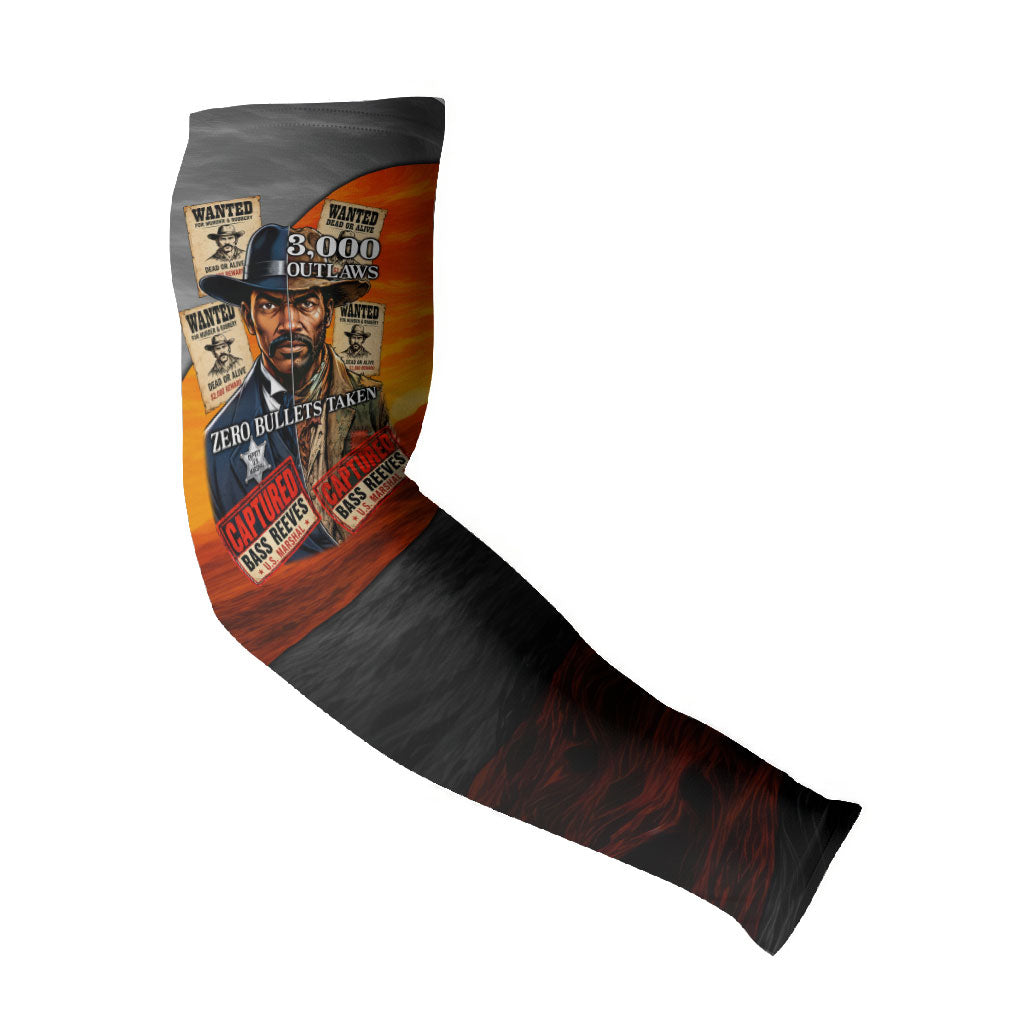 Bass Reeves Arm Sleeves Vintage Black Cowboy Old West Lawman