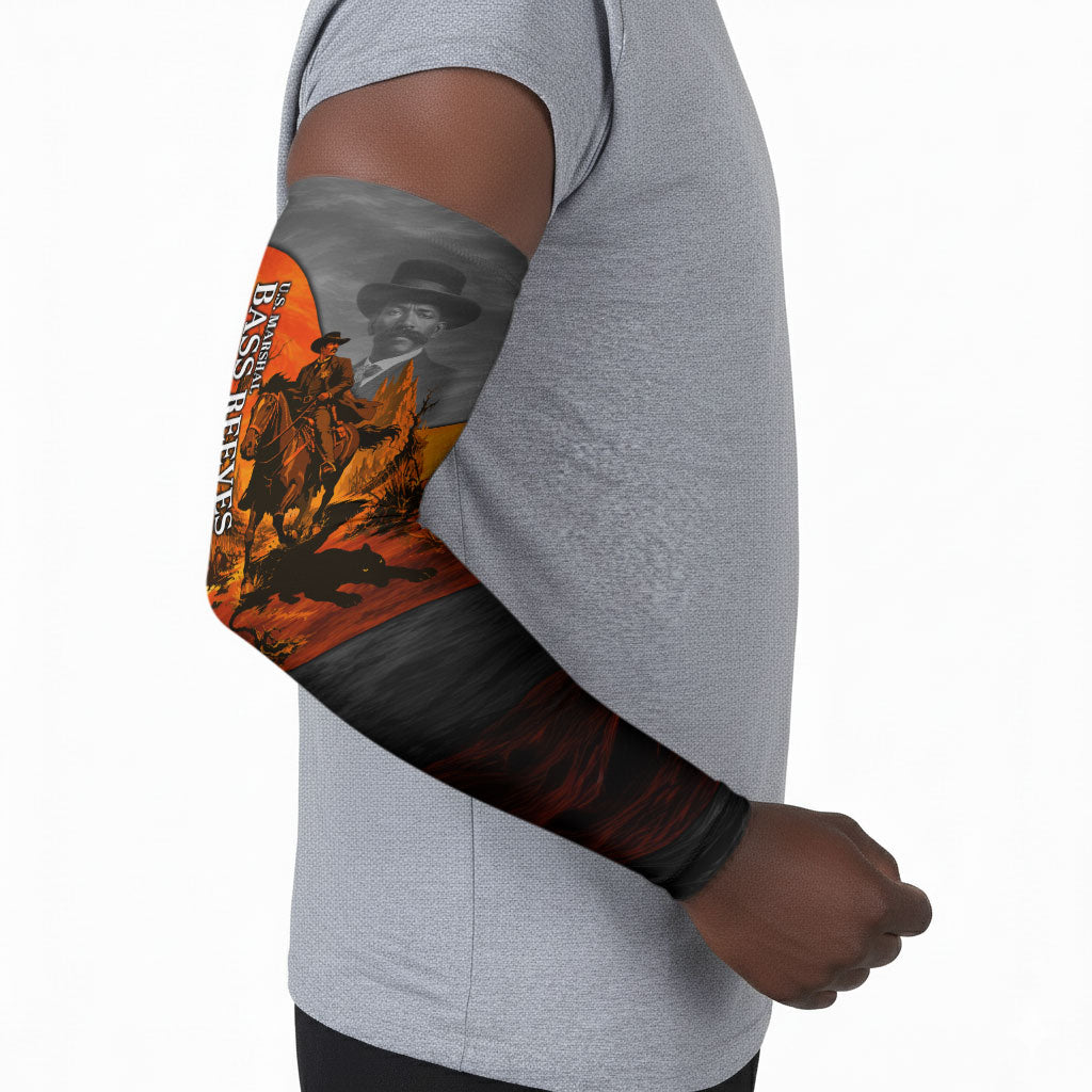 Bass Reeves Arm Sleeves Vintage Black Cowboy Old West Lawman