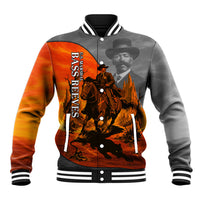 Bass Reeves Baseball Jacket Vintage Black Cowboy Old West Lawman