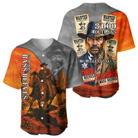 Bass Reeves Baseball Jersey Vintage Black Cowboy Old West Lawman
