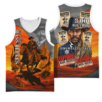 Bass Reeves Basketball Jersey Vintage Black Cowboy Old West Lawman