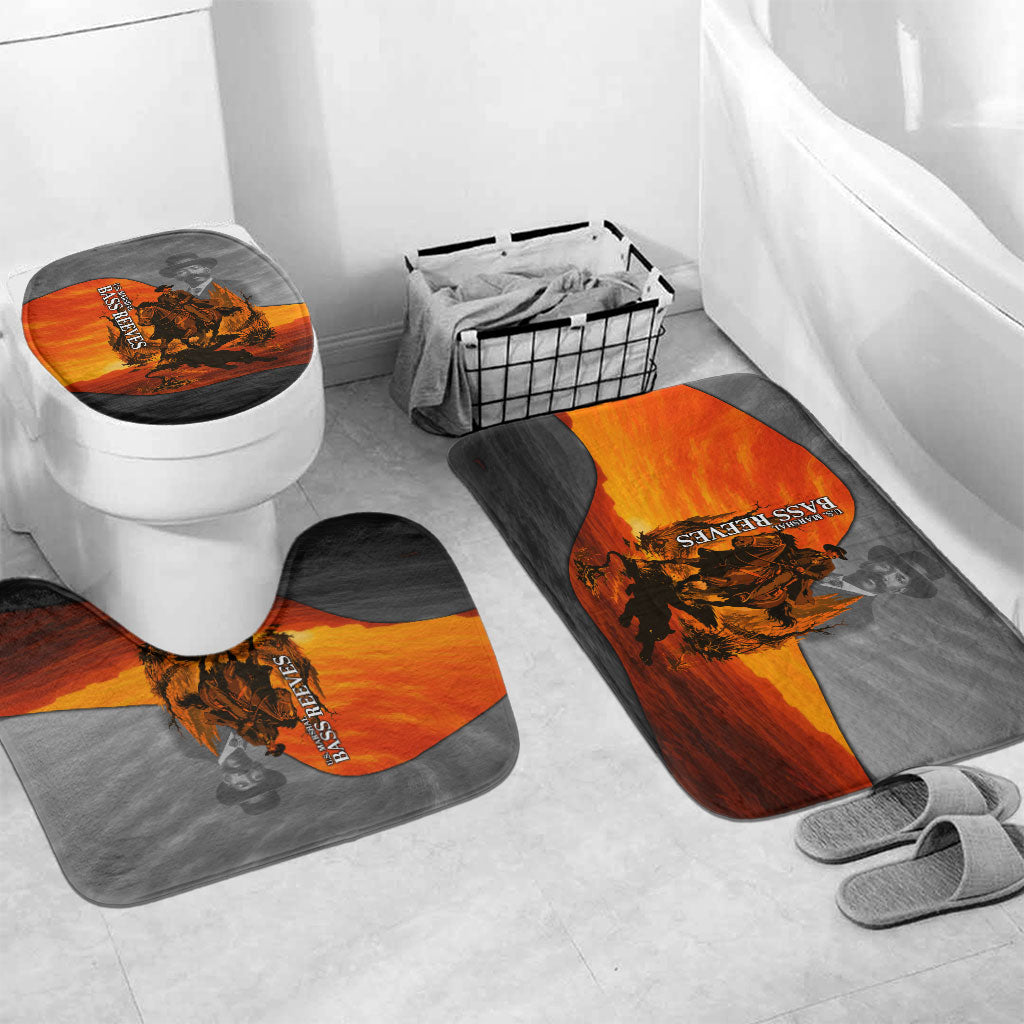 Bass Reeves Bathroom Set Vintage Black Cowboy Old West Lawman
