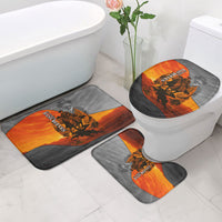 Bass Reeves Bathroom Set Vintage Black Cowboy Old West Lawman