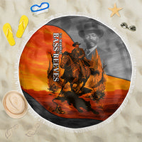 Bass Reeves Beach Blanket Vintage Black Cowboy Old West Lawman