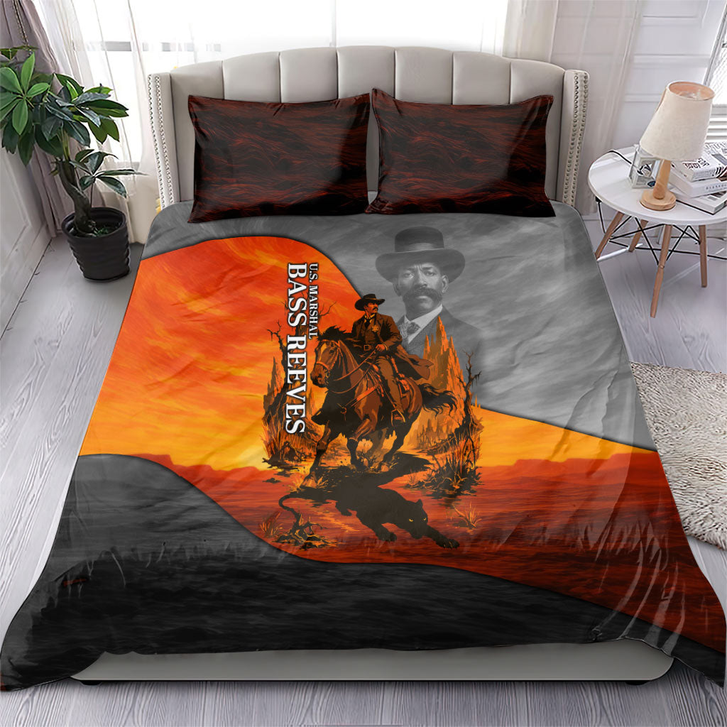 Bass Reeves Bedding Set Vintage Black Cowboy Old West Lawman