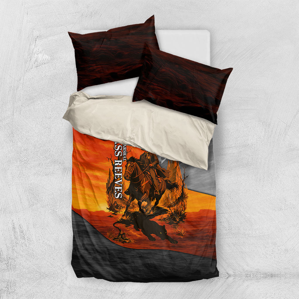 Bass Reeves Bedding Set Vintage Black Cowboy Old West Lawman