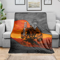 Bass Reeves Blanket Vintage Black Cowboy Old West Lawman