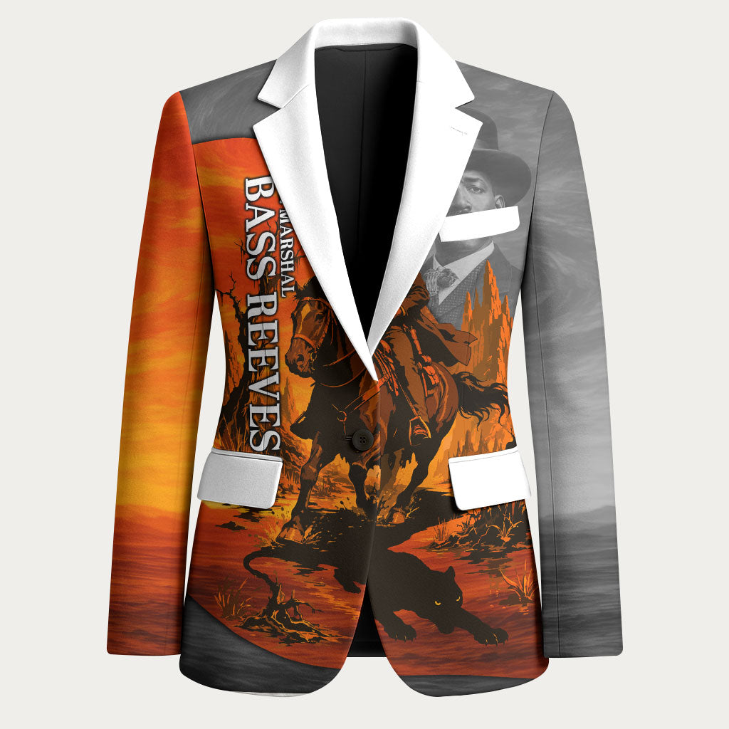 Bass Reeves Blazer Vintage Black Cowboy Old West Lawman