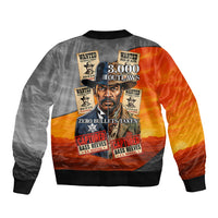 Bass Reeves Bomber Jacket Vintage Black Cowboy Old West Lawman