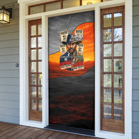 Bass Reeves Door Cover Vintage Black Cowboy Old West Lawman