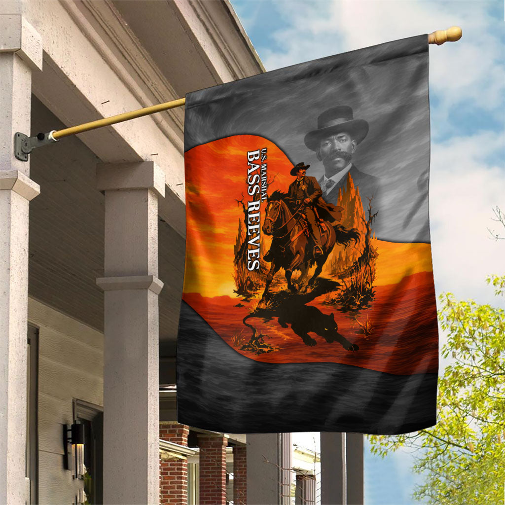 Bass Reeves Garden Flag Vintage Black Cowboy Old West Lawman