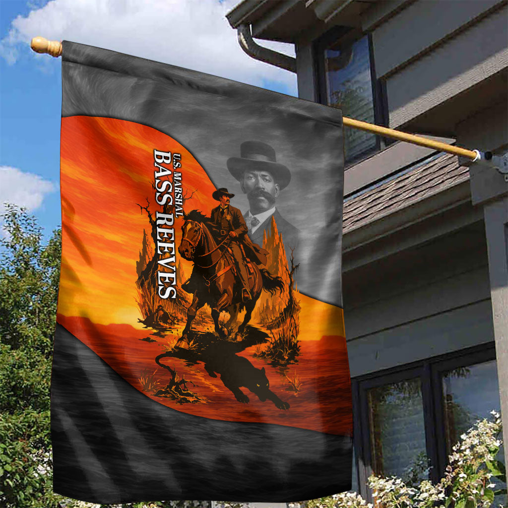 Bass Reeves Garden Flag Vintage Black Cowboy Old West Lawman