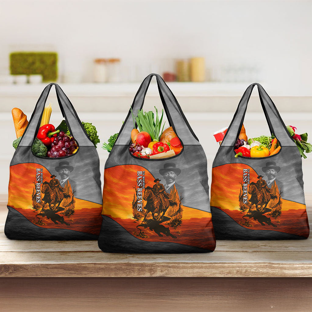 Bass Reeves Grocery Bag Vintage Black Cowboy Old West Lawman