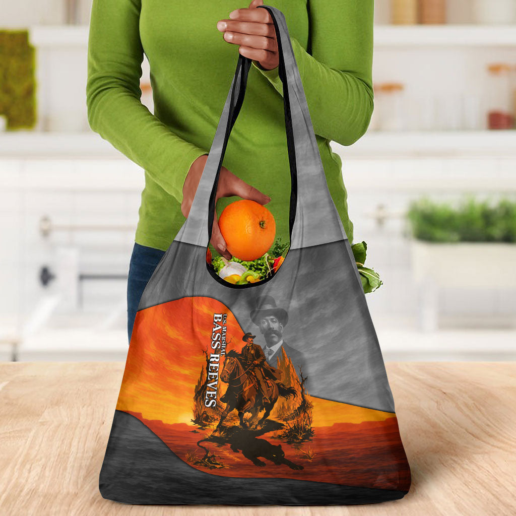 Bass Reeves Grocery Bag Vintage Black Cowboy Old West Lawman