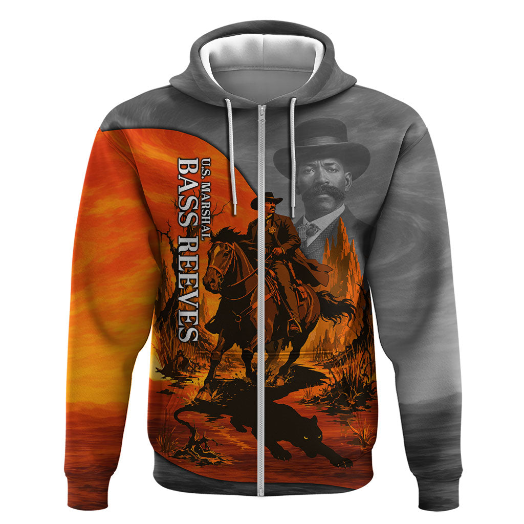 Bass Reeves Hoodie Vintage Black Cowboy Old West Lawman