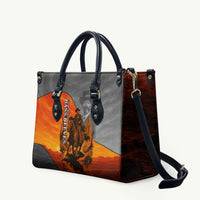 Bass Reeves Leather Bag Vintage Black Cowboy Old West Lawman