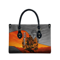 Bass Reeves Leather Bag Vintage Black Cowboy Old West Lawman