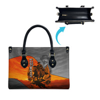 Bass Reeves Leather Bag Vintage Black Cowboy Old West Lawman