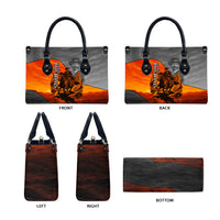 Bass Reeves Leather Bag Vintage Black Cowboy Old West Lawman