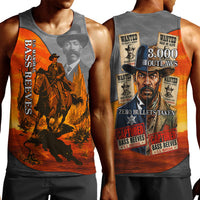 Bass Reeves Men Tank Top Vintage Black Cowboy Old West Lawman