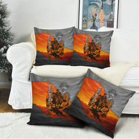 Bass Reeves Pillow Cover Vintage Black Cowboy Old West Lawman