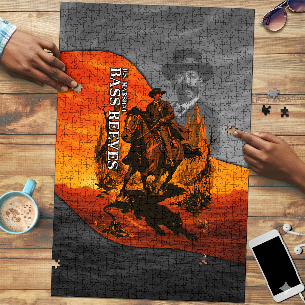 Bass Reeves Puzzle Vintage Black Cowboy Old West Lawman